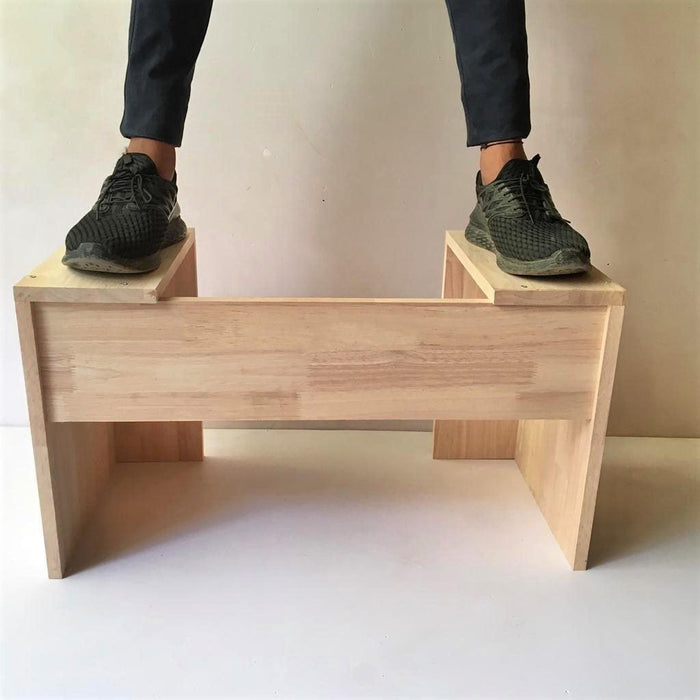 Squatting Wooden Platform/Squat Potty Stool For Toilet By Miza - Ouch Cart