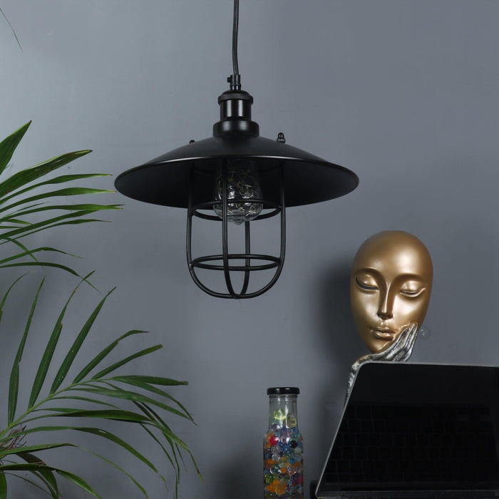 Studio Black Hanging Light by SS Lightings - Ouch Cart