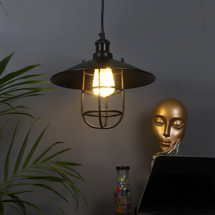 Studio Black Hanging Light by SS Lightings - Ouch Cart