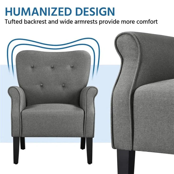 Sublette Upholstered Armchair - Ouch Cart