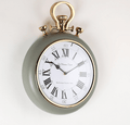 Sullivan - the Green and Gold wall clock - Ouch Cart