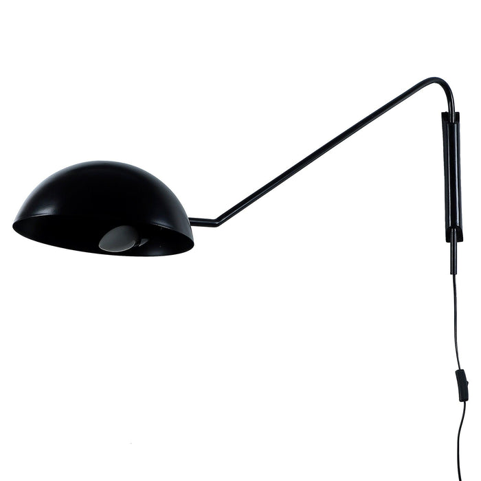 Swiveling Black Metal Wall Light by SS Lightings - Ouch Cart