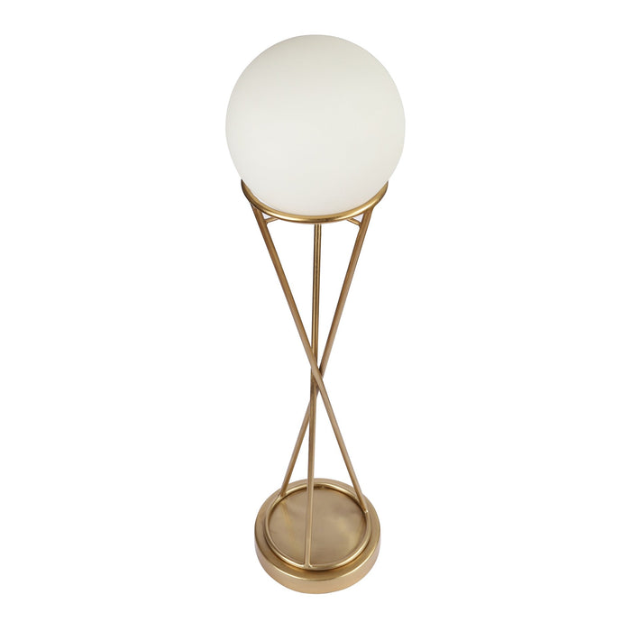 "Sybil's Orb" Gold by Décor de Maison gold Matt Brass finish table lamp M.M.I. OVERSEAS