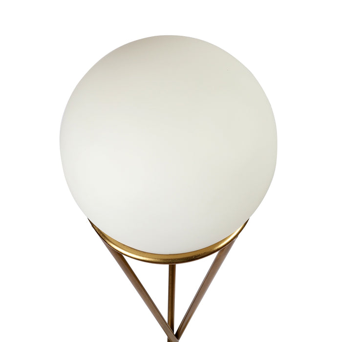 "Sybil's Orb" Gold by Décor de Maison gold Matt Brass finish table lamp   - OUCHCART