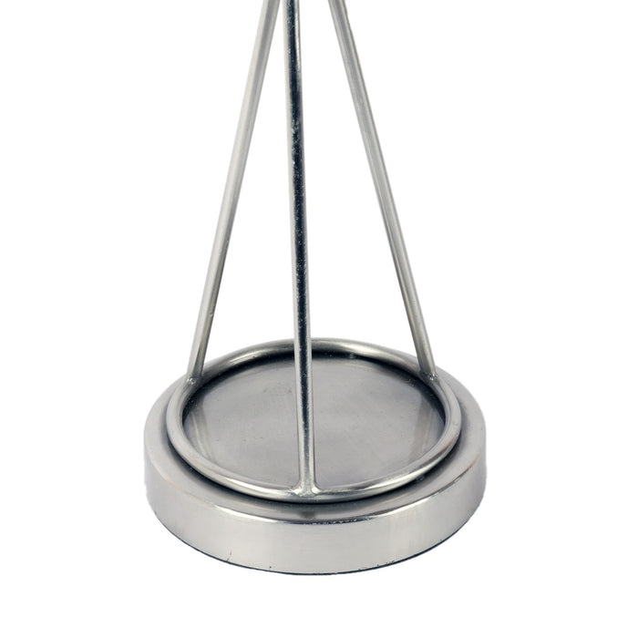 " Sybil's Orb" Silver by Décor de Maison silver table lamp in Pewter finish - OUCHCART