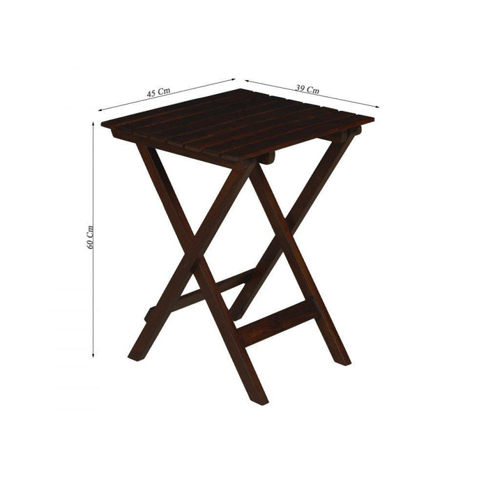 Table (Walnut) | Side table | Corner table | Chess Table | Laptop Table | Sofa table - Ouch Cart