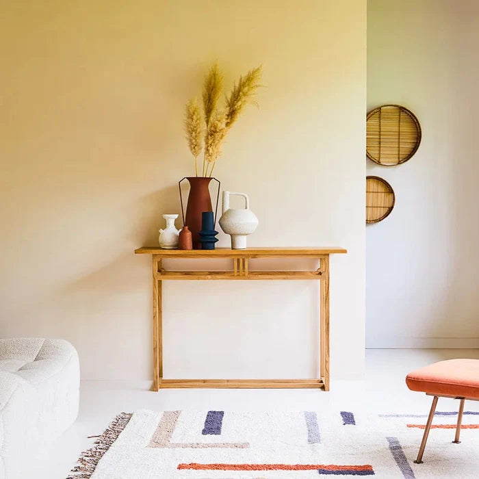Takumi Solid Wood Console Table Ouch Cart