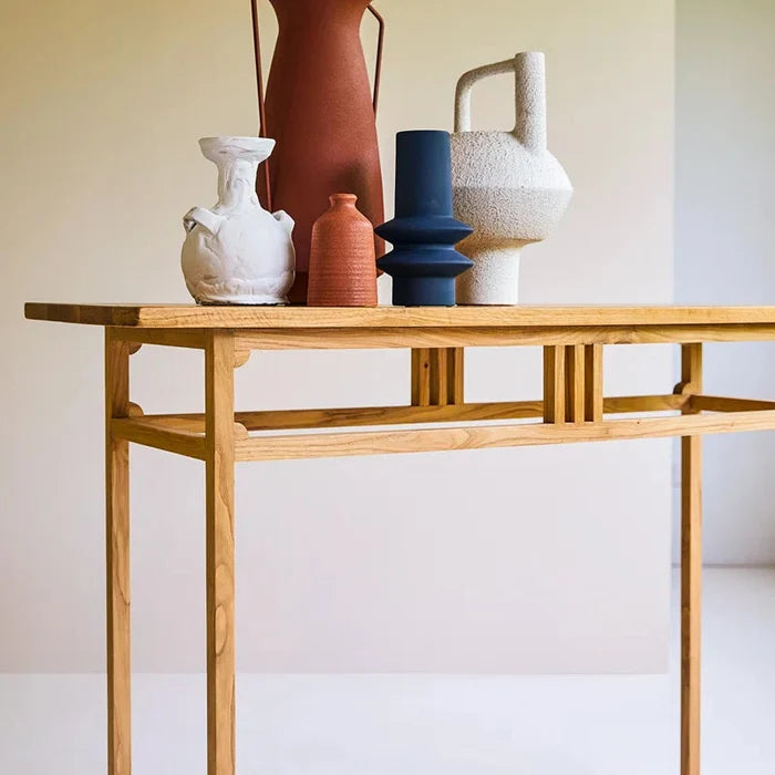 Takumi Solid Wood Console Table Ouch Cart