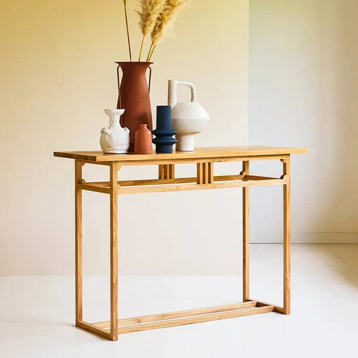 Takumi Solid Wood Console Table Ouch Cart