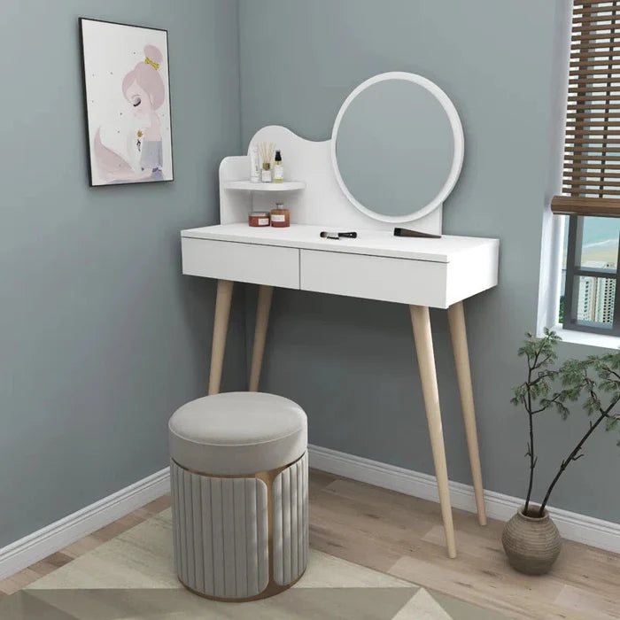 Takumi Table with Mirror Jennifer Ouch Cart