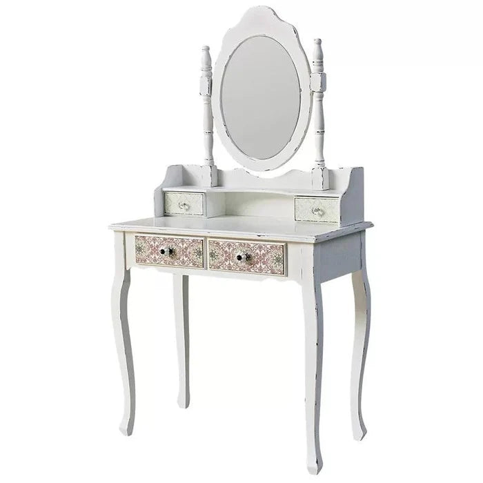 Telma Dressing Table with Mirror - Ouch Cart
