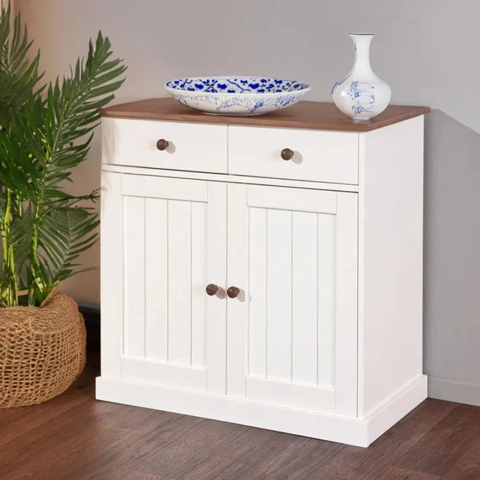 Thatcher  of drawers FSC Pierro 90 cm - solid pine wood Ouch Cart