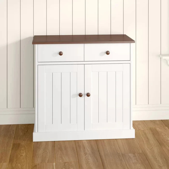 Thatcher  of drawers FSC Pierro 90 cm - solid pine wood Ouch Cart