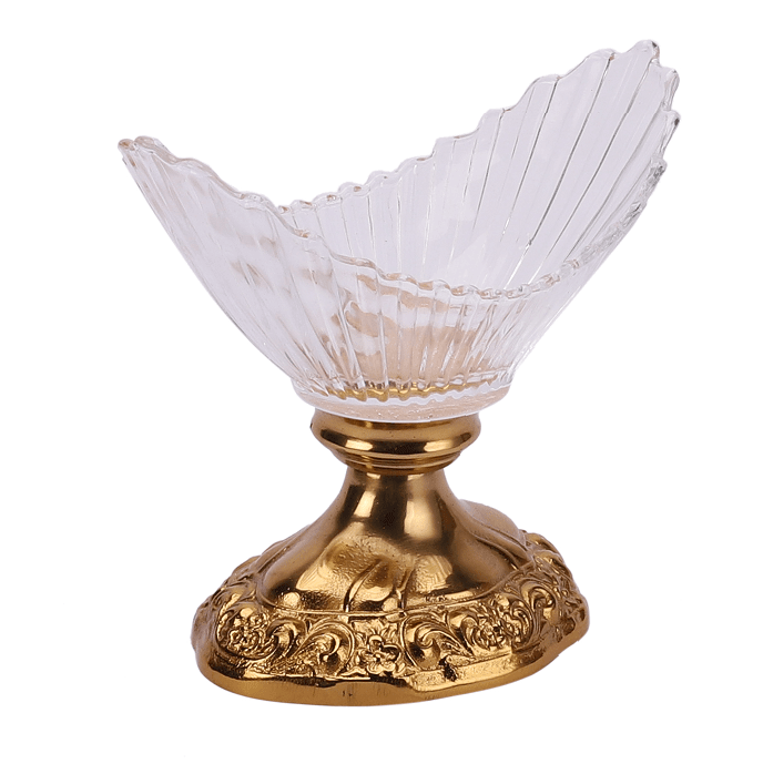 The "Crescent Artistocrat's Glass" Bowl (Gold) - Ouch Cart