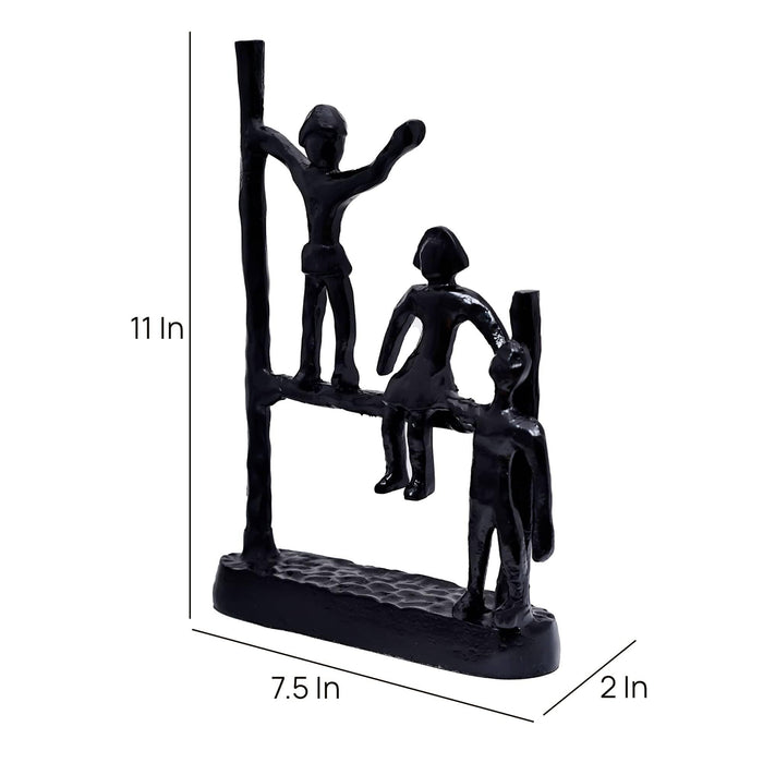 The Gutsy Trio Abstract Décor Gold Black - Ouch Cart