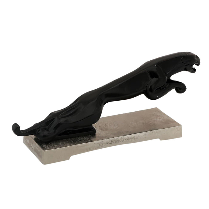 The panther's leap on Silver base - Ouch Cart