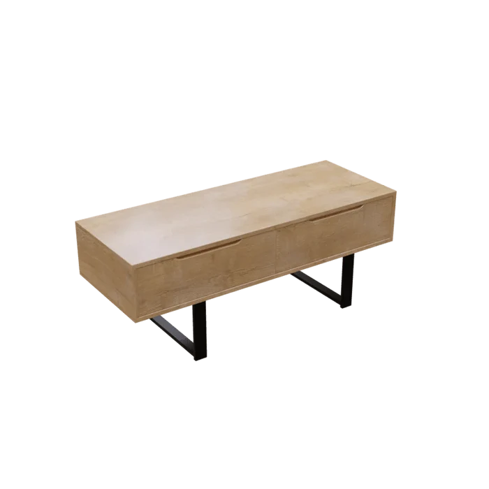 Thomas TV Unit with Drawers in Small Size in Wooden Texture - Ouch Cart