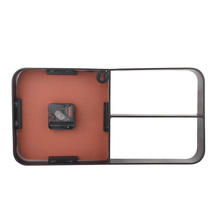 Timekeeper Shelves Wall Clock in Gold - Ouch Cart