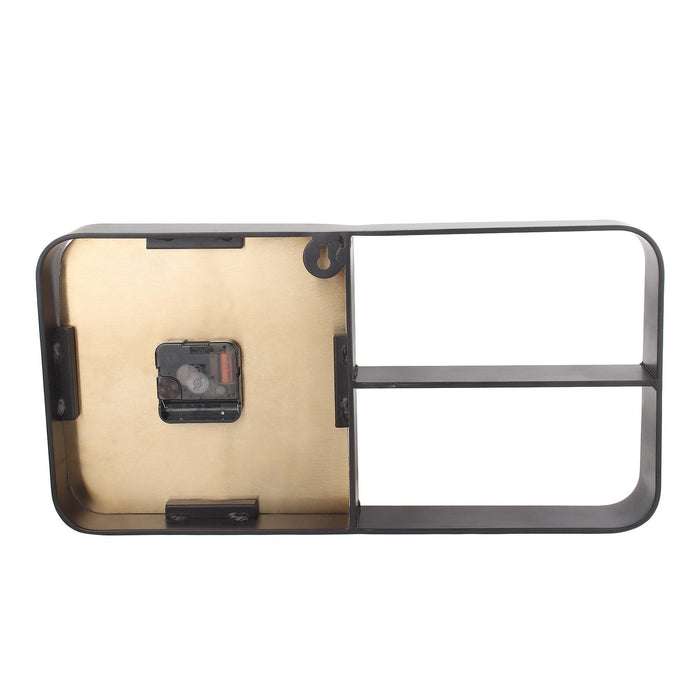 Timekeeper Shelves Wall Clock in Terracota - Ouch Cart
