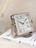 Time's Canvas - The Table Clock ( Medium ) In Silver - Ouch Cart