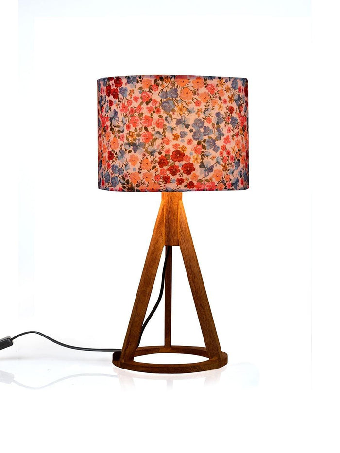 Tiny Flowers Trio Wooden Lamp - Ouch Cart