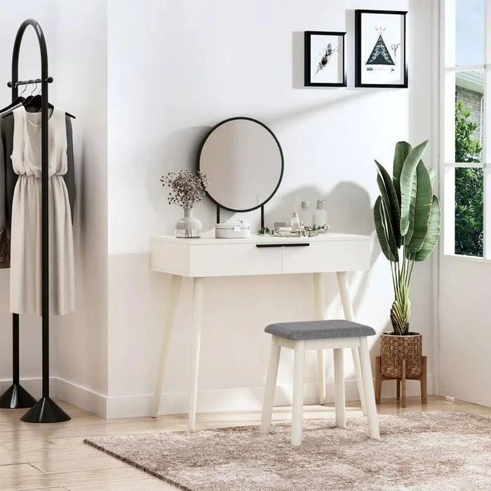 Tomasz Dressing Table with Mirror - Ouch Cart