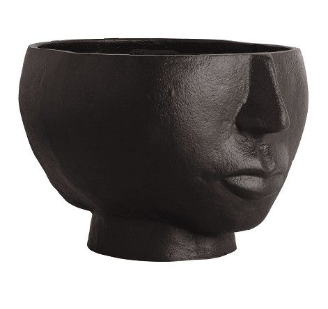 Two Face Vase Black - Ouch Cart
