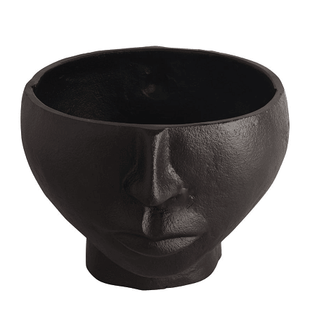 Two Face Vase Black - Ouch Cart