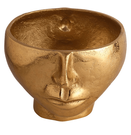 Two Face Vase Gold - Ouch Cart