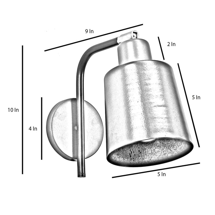 Two-Way Black Metal Wall Light by SS Lightings - Ouch Cart