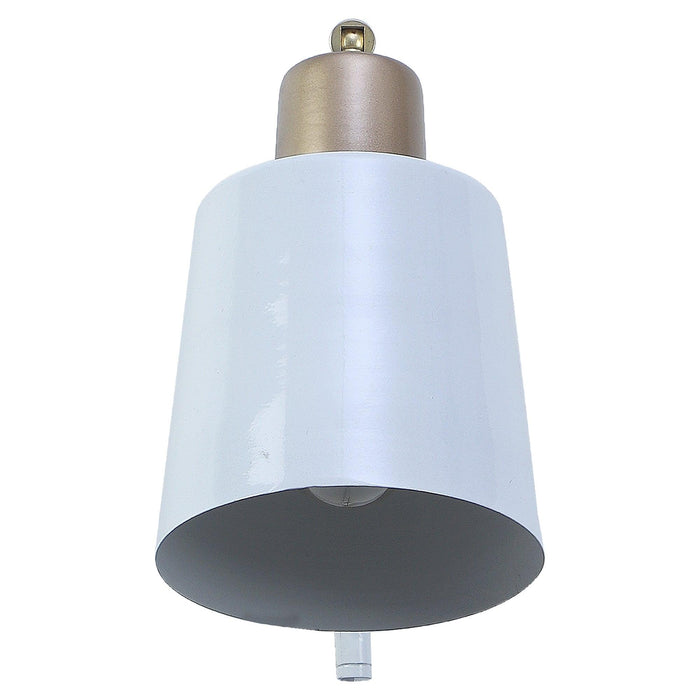 Two-Way White Metal Wall Light by SS Lightings - Ouch Cart