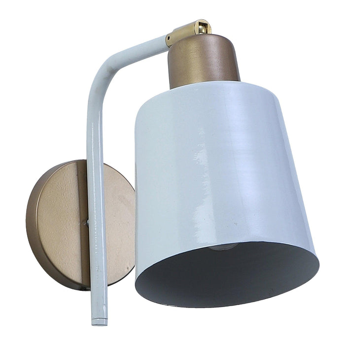 Two-Way White Metal Wall Light by SS Lightings - Ouch Cart