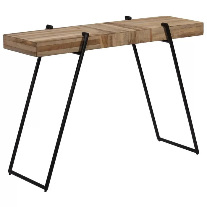 Urso Solid Wood Top Console Table Ouch Cart