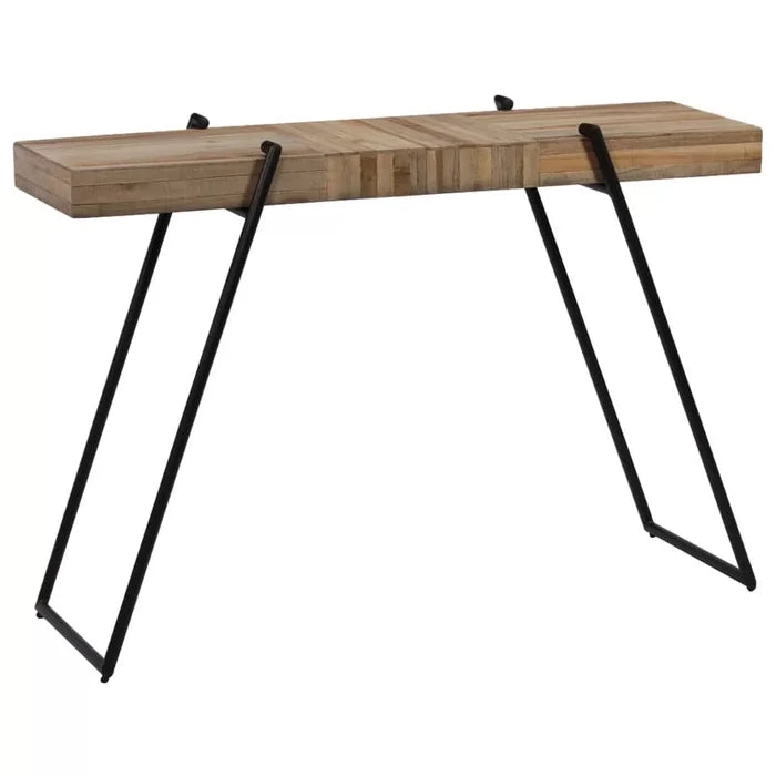 Urso Solid Wood Top Console Table Ouch Cart