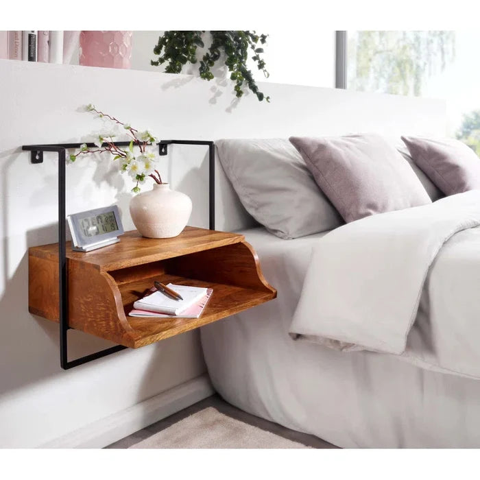"Usher Bedside Table: Elegant Storage for a Refined Bedroom" Ouch Cart