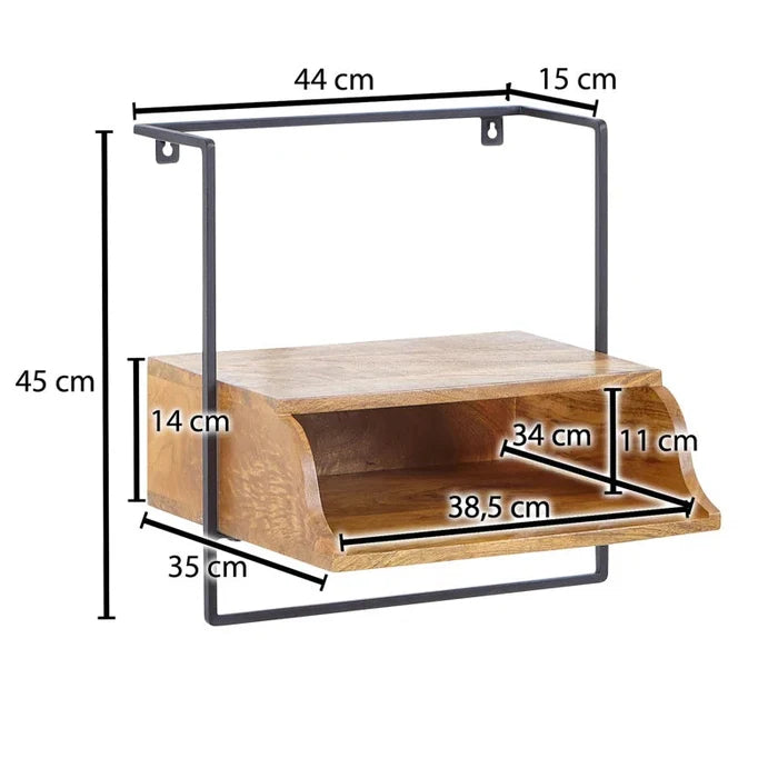 "Usher Bedside Table: Elegant Storage for a Refined Bedroom" Ouch Cart