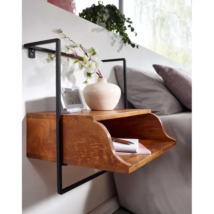 "Usher Bedside Table: Elegant Storage for a Refined Bedroom" Ouch Cart