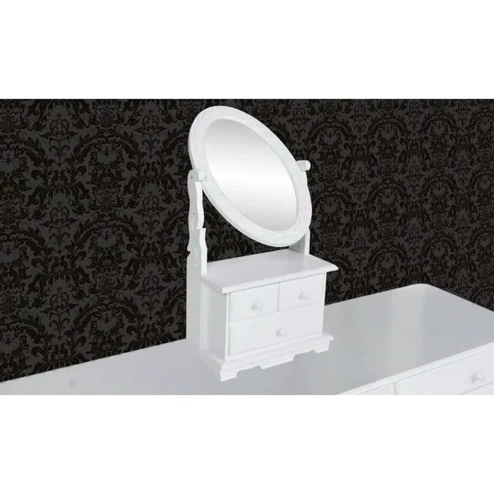 Valeria Dressing Table with Mirror - Ouch Cart