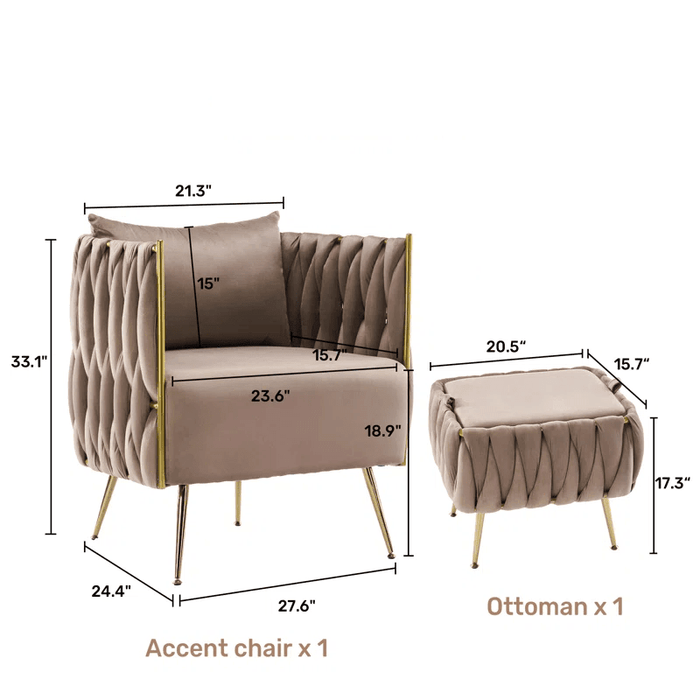 VEGAN ACCENT CHAIR - Ouch Cart