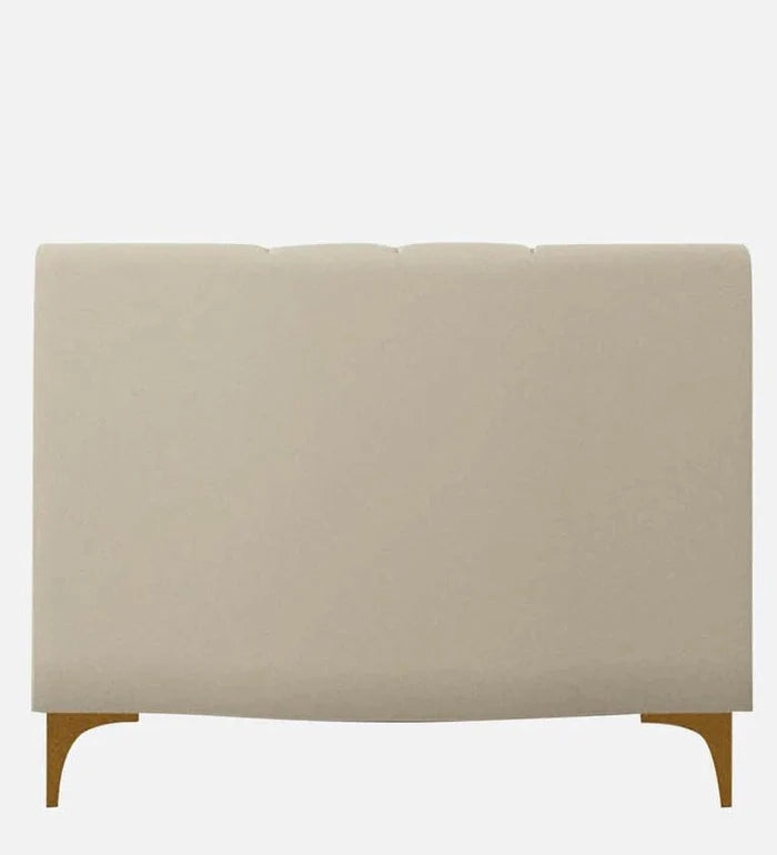 Velvet 1 Seater sofa in Ivory colour - Ouch Cart