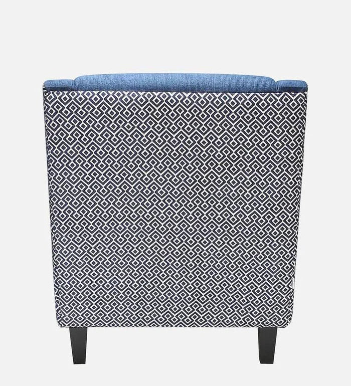 Velvet 1 Seater Sofa in Midnight Blue Colour - Ouch Cart