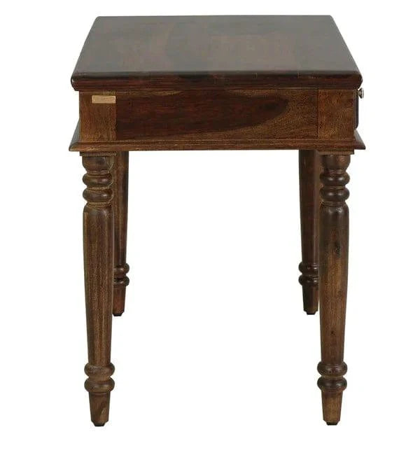 Venla Modo Solid Wood Study Table In Provincial Teak Finish - Ouch Cart