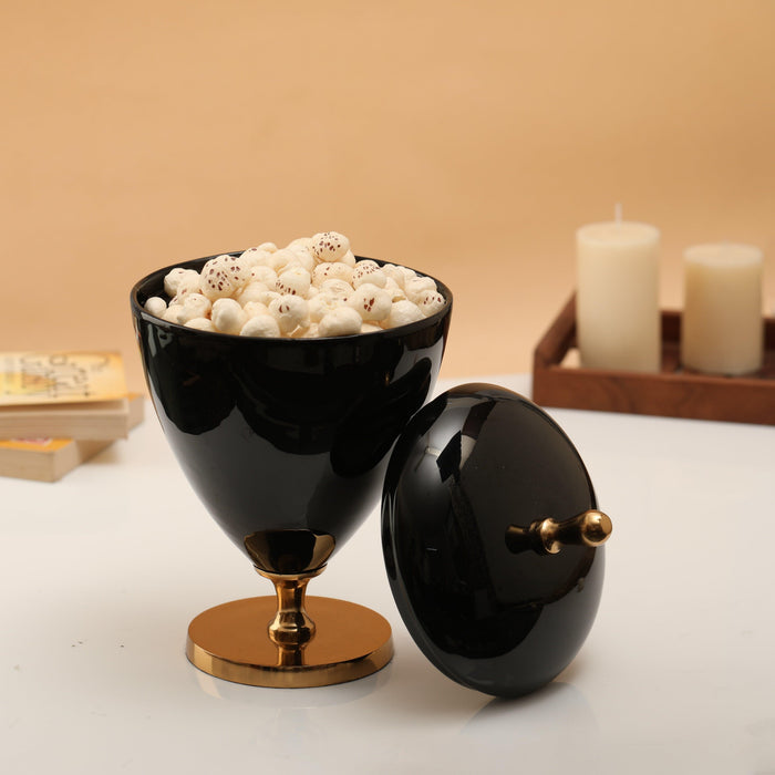 Versa Enamel Box Black - Ouch Cart