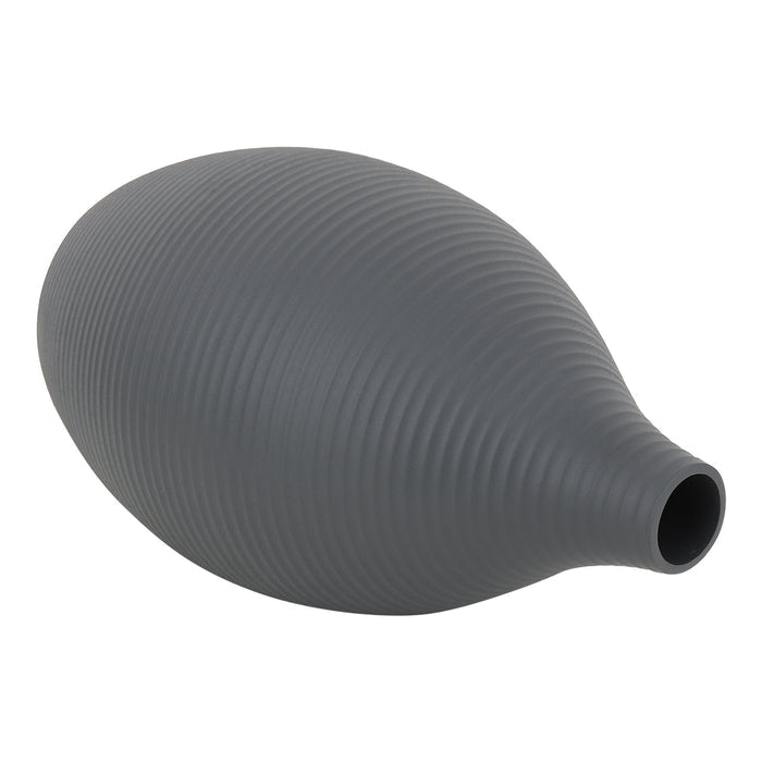 Vesera Graphite Black Enamel Vase M.M.I. OVERSEAS