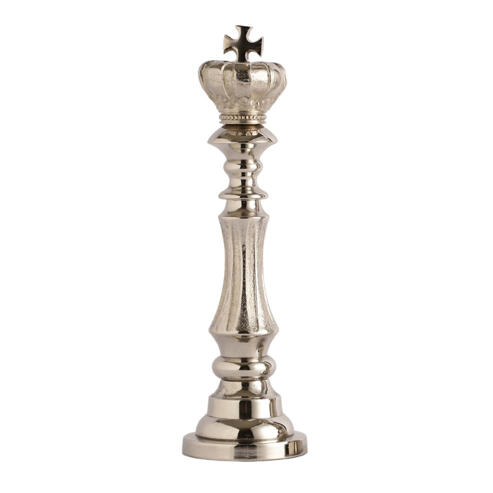 Victoris Silver Set of  King and Queen Chess M.M.I. OVERSEAS