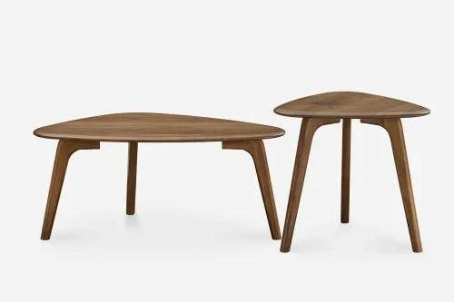 Vincent Coffee Table Set, Walnut - Ouch Cart