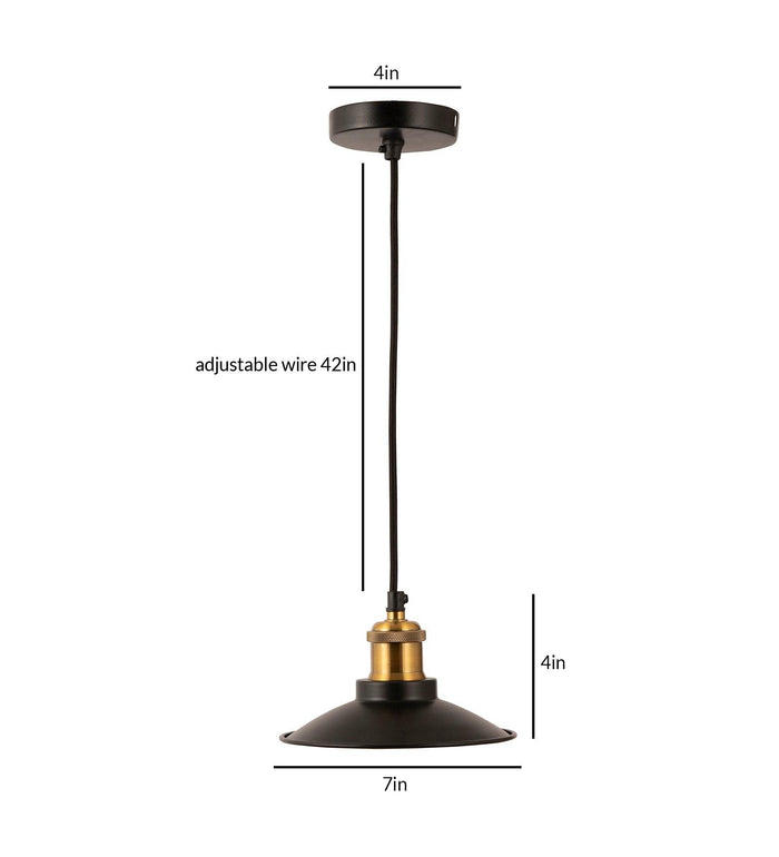 Vintage Industrial Pendant Light - Ouch Cart