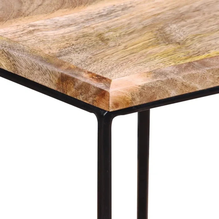 Violet  Table Solid Mango Wood 56x48x40 cm Ouch Cart