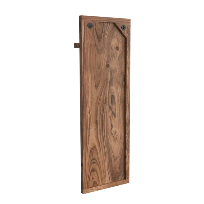 Viveca  Solid Wood Wall 5 - Hook Wall Mounted Coat Rack Ouch Cart