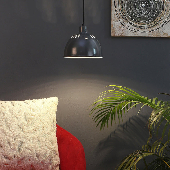 White Grey Metal Hanging Light by SS Lightings - Ouch Cart